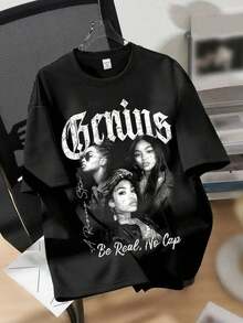 Women T-Shirts - Black - View 1
