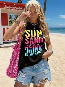 Men Tank Tops - Black - View 6