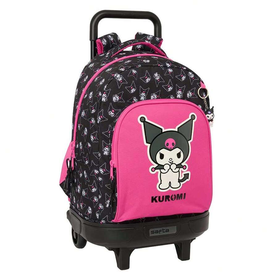 SANRIO Safta | Compact Evolution 大號帶輪背包,可拆卸輪子,內置拉桿,官方授權兒童書包,超大前袋和側袋,ST 碼 - 免費送貨 ✅ 24/48 小時送達西班牙(半島) - 選項5 - 查看 1