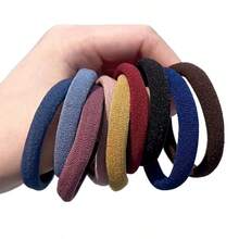 20/50/100pcs Basic Hair Ties, High Elastic Rubber Bands, Minimalist Seamless Hair Accessories Suitable For Women. Fashionable, Comfortable High Elasticity Rubber Rings, Durable, High Tensile Strength Reusable, Can Be Used For Ponytails. This High Elastic Hair Tie Is Very Gentle On Hair, Won't Damage Hair Quality. Suitable For Daily Wear. - Basic Hair Tie - View 7