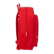 | Large Rolling Backpacks Sevilla FC Compact Evolution Removable, Washable And Water Resistant, 6" With USB Double Padded Compartment, Hidden Anti-Theft Zipper, Organizer, Red, 6? - Option 25 - View 4