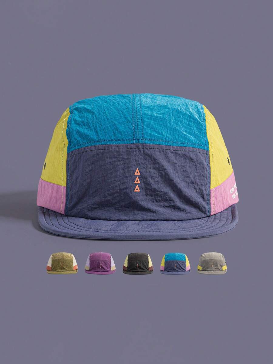 1Pc Retro Color Matching Light Baseball Caps For Men And Women Summer Outdoor Leisure Sunscreen Breathable Quick-Drying Camping Hat. - Multicolor - View 1