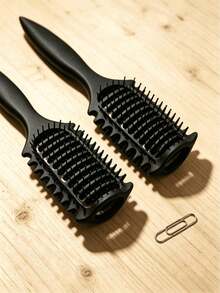 1pc New Upgraded Curling Hair Brush, Hollow Design, Special Comb Teeth And Structure, Suitable For All Hair Types, Reduces Hair Loss, Tangles And Split Ends, Unisex, Easy Curly Hairstyling, Hair Care Product, Applicable For Salon, Daily Use, Back To School, Travel And More - / - View 8