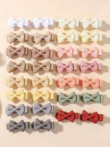 20pcs/40pcs Candy Color Hair Clips Set, Cute Non-Damaging Side Bangs Hair Accessories, Suitable For Photo Shooting, Travel, School, Commute, Home Daily Use - Multicolor - View 3