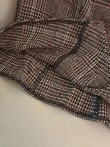 elegante de talla grande de un solo botonadura y ajustado, negro - Multicolor - Ver 4