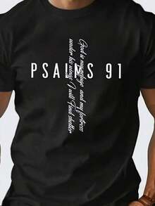 Men's Black T-Shirt With Salamanca 91 Theme - 100% Cotton, Regular Fit, Short Sleeve, Casual Style, Suitable For Daily Summer Wear And Outdoor Activities, Inspired Design, Breathable Cotton - 黑色 - 查看 8