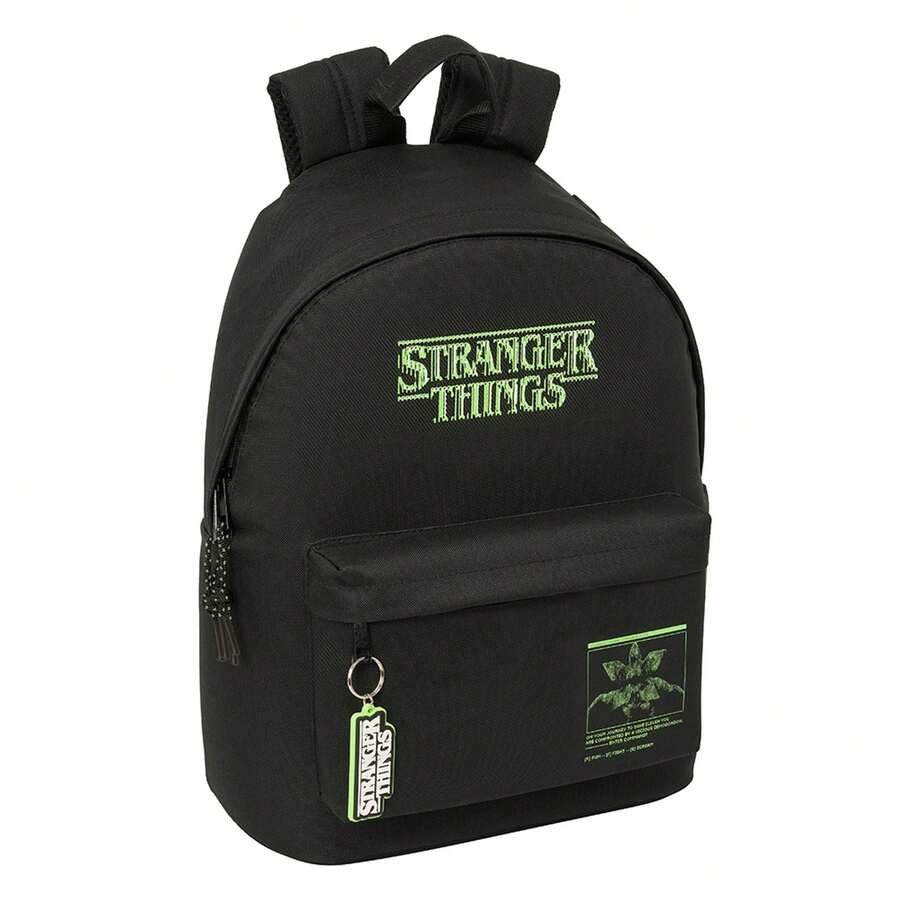 Safta Stranger Things 《怪奇物語》男女通用書包,可拉桿背負,符合人體工學的加厚背墊和肩帶,前後側袋,均碼,6寸 - 免費配送 ✅ 西班牙大陸地區24/48小時送達 - 選項 2 - 查看 1