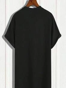 Soft T-Shirt For Women With A Fun Goose Print - Text "HONK HONK" - Soft And Breathable Cotton Top - Casual Loose Style For Everyday Wear, A Must-Have For All Seasons,  T-Shirt With A Fun Print, Casual Blouse For Women, Cotton T-Shirts For Women. - 黑色 - 查看 5