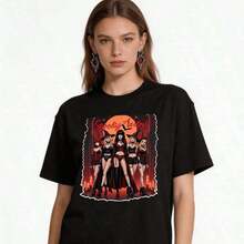 Happy Valentine's Day! New Candy Candy Anime T-Shirt For Women, 220g, Crew Neck, Casual, Thick Pure Cotton, Breathable And Comfortable. | Exquisite Design | Loose And Comfortable | Easy To Match | - 8 - 查看 8