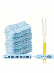 [Static Dust Removal Cloth] 40/60/80pcs Static Dust Removal Cloth Refill - Disposable Static Electricity PP Cleaning Cloth, 360° Multi-Surface Coverage, Suitable For Home, Car, Appliances, Keyboard, Bookshelf And Furniture - Compatible With Most Static Dust Removers - Style a - View 8