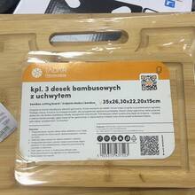 3pcs Bamboo Cutting Board Set - Multifunctional Kitchen Prep Combo (With Portable Handle Design) - View 7