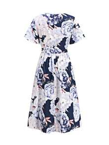 Vestido de mujer con cuello en V con estampado floral romántico, estilo campestre adecuado para Pascua y vacaciones, dulce y elegante para vacaciones, citas, fiestas, graduaciones, bodas y playa. Vestido de verano para mujer, ropa de verano para vacaciones, vestidos de verano de talla grande, vestido de verano de talla grande, vestido de playa, vestidos de verano para mujer, vestidos de verano para mujer, vestido modesto de Pascua, vestido de té, vestido floral amarillo para mujer, vestido de primavera amarillo para mujer, vestido de limón para mujer, vestido de primavera modesto para mujer, ropa de primavera/verano para mujer, vestido de vacaciones para mujer, vestido bohemio para mujer, vestido floral de verano para mujer, vestido casual de verano, vestido de estilo español amarillo para mujer, vestidos casuales de mujer, vestido de primavera para mujer, vestidos de verano para mujer, vestido floral para mujer, vestido vintage para mujer - Negro - Ver 2