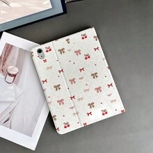 1PC Ốp máy tính bảng in nơ & anh đào dễ thương có ngăn đựng bút tương thích với IPad Air 4/5// Thế hệ 10 Ốp thông minh/ Air 13(M3 2025)/ Air 11(M3 2025)/ 11(A16 2025),Tương thích với Oppo Pad,Tương thích với Matepad,Tương thích với Vivo Pad,Tương thích với Honor Pad,Tương thích với Xiaoxin Pad - Nhiều màu - Xem 6