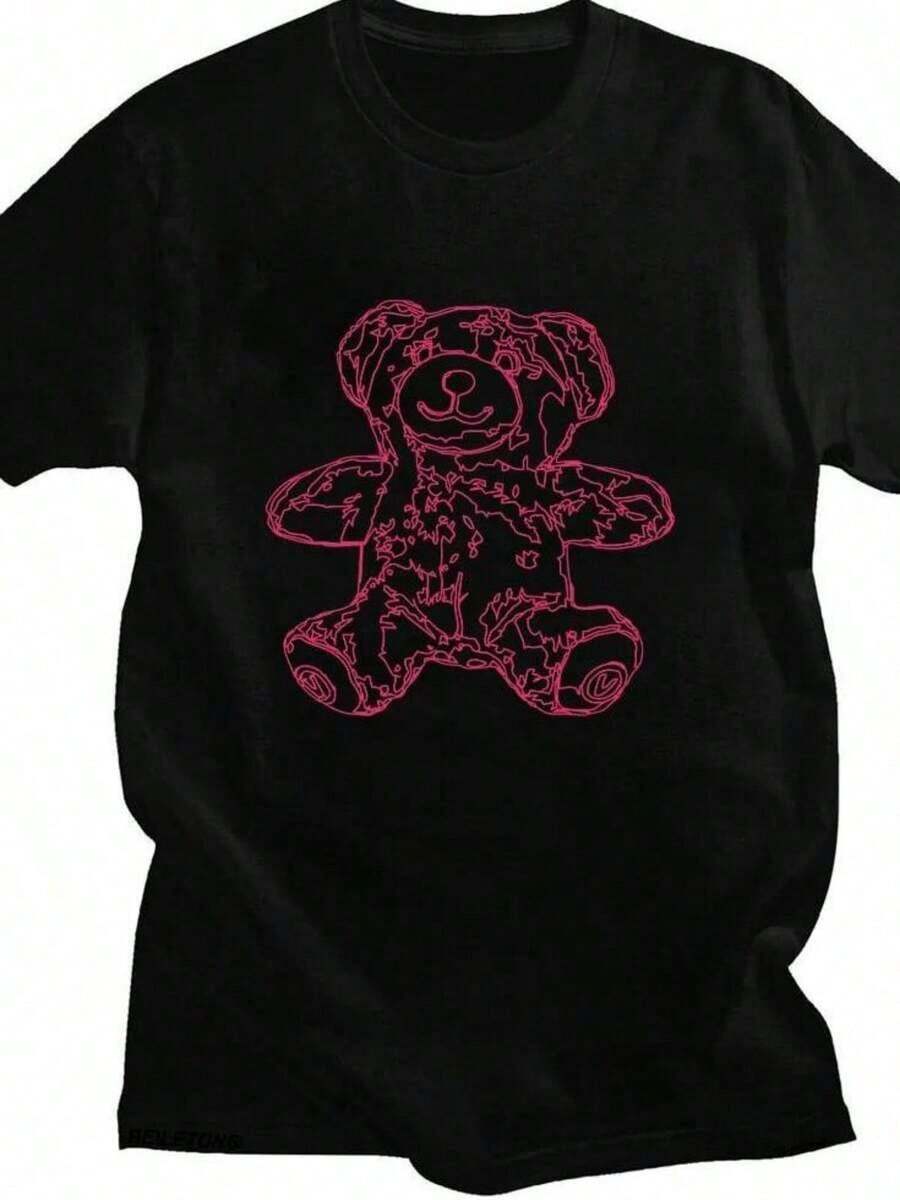 Camiseta Estampada Vintage de Nsync Estilo Hip-hop Hipster, Ropa para Adultos, la Mejor Camiseta para Mujer, Camiseta Clásica de Banda con Cuello Redondo, Ropa para Mujer - Negro - Ver 1