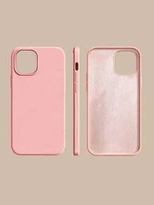 Ốp lưng điện thoại silicon lỏng dày 2.0mm, tương thích với Apple 16, 15, 14, 13, 12, 11 Pro Max, bảo vệ toàn thân. - Hồng - Xem 1