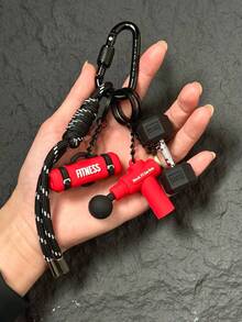 Series Creative Design Colorblock Sweet & Cool Sporty Style Bag Charm, Summer Fashion Savior Keychain, Backpack Pendant, Jewelry Keychain - Multicolor - View 3