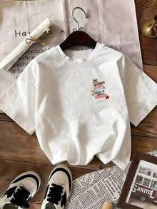 Women T-Shirts - 白色 2 - 查看 2