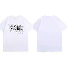 Camiseta 4shoboiz K-pop |   Diseño de Rostros de Miembros en Estilo Gráfico |  A158 Algodón Premium Oversize |   Camiseta de Manga Corta para Fanáticos de K-pop y la Moda Urbana |   Ropa con Estilo Coreano y Moderno - Blanco - Ver 9