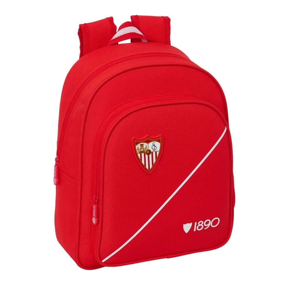 | Large Wheeled Backpacks Sevilla FC Compact Evolution Removable Washable And Water-Resistant, 6" With USB Double Padded Compartment, Hidden Anti-Theft Zipper, Organizer, Red, 6? - Option 22 - View 1