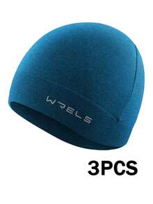 WRELS 1pc/3pcs Outdoor Sports Sweat-Wicking Soft Skin-Friendly Sports Caps, Elastic Fitness Hats For Men & Women For Running, Cycling And Hiking - Multicolor - View 14