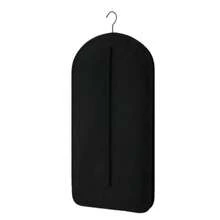 Funda protectora de algodón para ropa para colgar en tela sin polvo almacenamiento de clóset para vestidos y trajes con cierre (24 x 42 pulgadas - negro - Ver 2