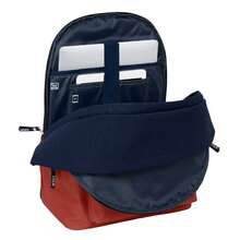 | Double School Backpacks El Pulpo For Laptop And Tablet, Padded Anti-Theft Rear Compartment, Double Zipper Pull On Main Zipper, Front Zipper Pocket, Top Handle, Navy - Option 17 - View 6
