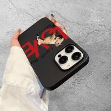 New Hot-Selling Mobile Phone Case With Cute French Bulldog Pattern, Anti-Fall Design, Protective Cover For Both Men And Women, Large Hole Matte, Ultra-Thin, Shockproof, Fashionable And Creative, All-Inclusive Thickening, Suitable For Iphone11, 12, 13, 14, 15, 16 Pro Max, XS, XR, X, 7, 8plus, Mini, SE, Classic And, Can Be Gifted To Male Or Female Friends - màu đen - Xem 4