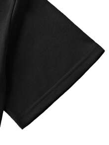 Personalized Dog Mom T-Shirts, Dog Paw Print T-Shirts, Dog Mom, Pocket Paw Print T-Shirt, Personalized Dog Mom T-Shirt, Gifts For Dog Moms, T-Shirt For Dog Lovers, Dog T-Shirts - 黑色 - 查看 5