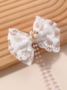 Hair Clips - White - View 3