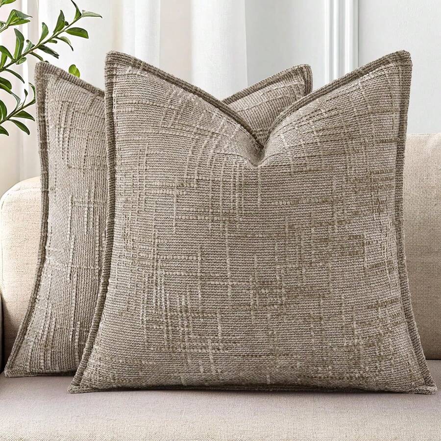 1 chiếc vỏ gối trang trí giả cashmere dày dặn, kích thước 45x45cm, họa tiết hình học, thích hợp cho ghế sofa, phòng ngủ, văn phòng, trang trí nhà cửa. - 1PC - Xem 1