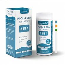 Crystals 450PCS Hot Tub Test Strips 3 In 1 Pool Spa Chlorine Water Testing Kit Dip Strips - View 3