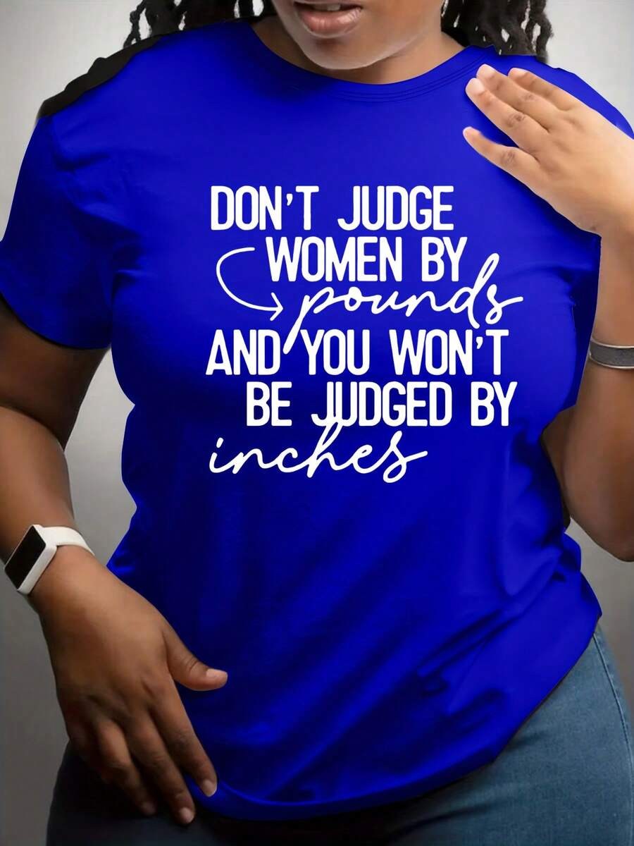 Nueva Camiseta de Moda para Mujer con Cuello Redondo 2026, Talla, Camiseta Casual de Manga Corta para Mujer, Diseño Versátil Listo para el Verano. - Azul - Ver 1
