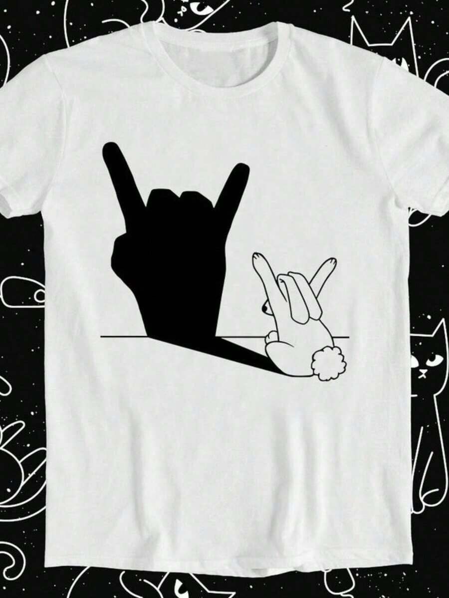 1 Vintage T-Shirt Inspired By Rock 'N' Roll Never Dies, Retro Boho Style, For Music Band, 180g, 100% Cotton. - 白色 8 - 查看 1