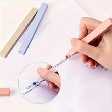 1 Set Creative Mild Color Art Markers, Smooth Gliding Assorted Highlighting Pens For Coloring Book, Scrapbooking & Doodling, Ideal Back To School Gift For Kids & Girls - A - 查看 6