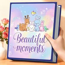 6-Inch Photo Album, Large Capacity, Velvet Material, 200 Pockets, Suitable For Family, Wedding, Anniversary, Travel, Graduation, Ideal Gift - 1PC - View 9