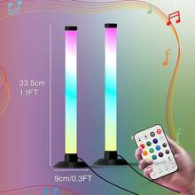 2pcs RGBIC Gaming Light Strips, Music Sync Ambient Light, 16 Million Colors, Phone APP And Remote Control, USB Powered Suitable For Computer Monitor, TV Backlight And Gaming Room Decoration - Multi-color light - View 5