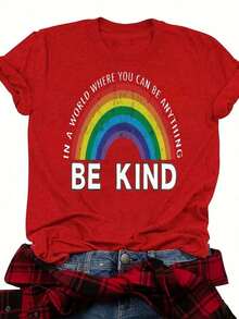 Women's Classic Fitted T-Shirt With Y2K Print, Crew Neck - Size - Red T-Shirt For Women - Graphic Design T-Shirt With Diamond And Book - Casual Everyday T-Shirt For Teachers And Book Lovers - Valentine's Day And Back To School Outfit - Soft Everyday Top, Teacher's Clothing, Fun Design, Comfortable Fit - Summer Festival Fashion, Adult Crew Neck T-Shirt - 紅-4 - 查看 6