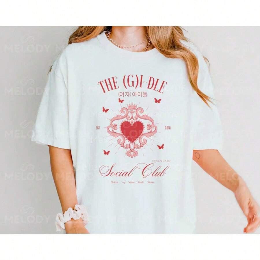 Queencard Social Club T-Shirt Neverland, Unisex T-Shirt, Bachelorette Party T-Shirts, Social Club T-Shirt, Luxury T-Shirts - 白色 - 查看 1