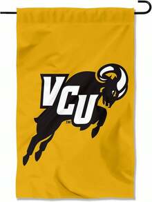 VCU Rams Jumping Ram Garden Flag - A - View 1