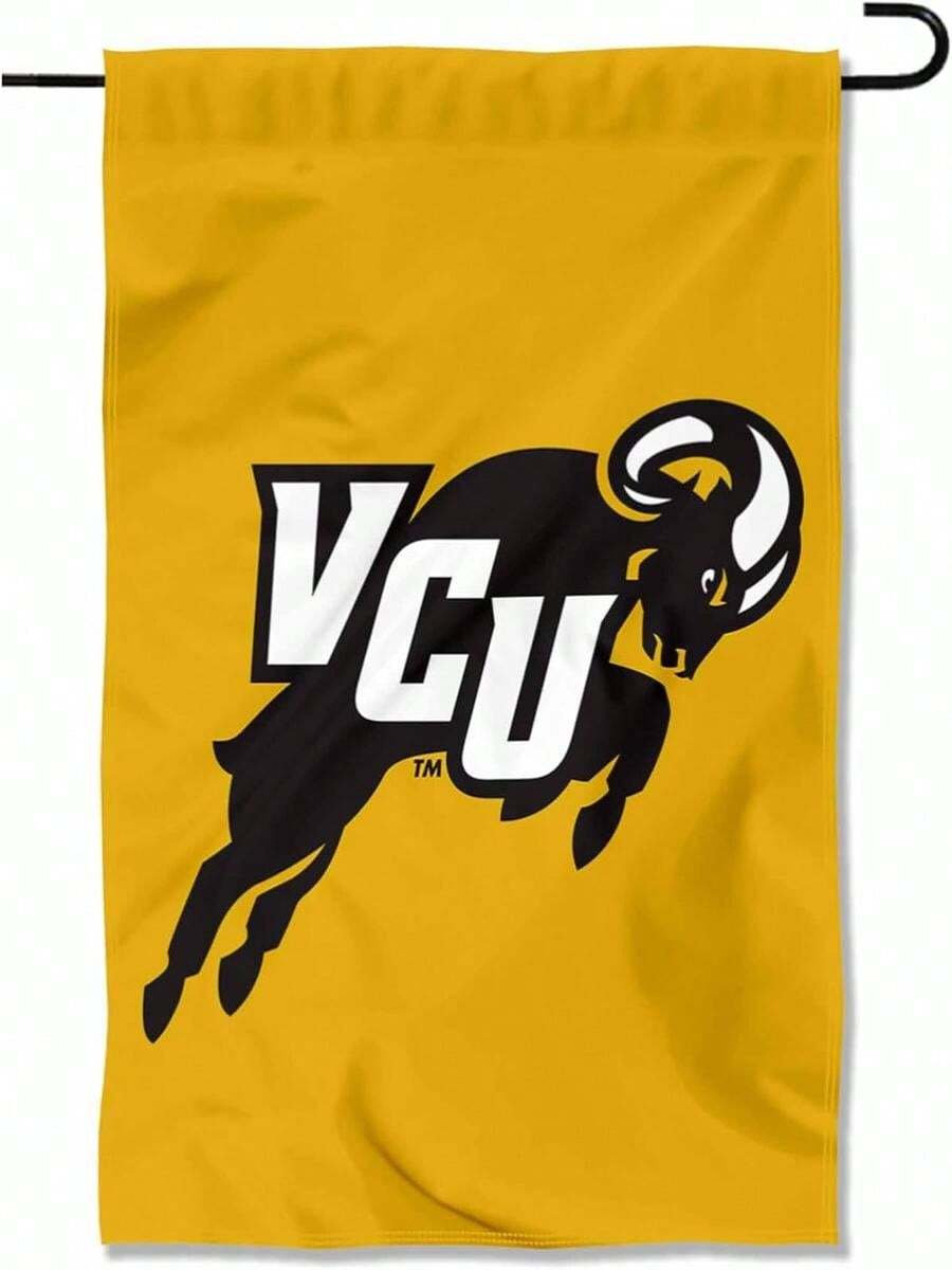 VCU Rams Jumping Ram Garden Flag - A - View 1