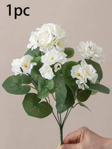 Lot de 5 fleurs artificielles de printemps et d'été (11,81 pouces, 5 têtes), en forme de pommier sauvage, disponibles en rouge, blanc et rose. Idéales pour décorer une table, un jardin intérieur ou extérieur, des compositions florales de mariage et pour remplir des vases. Parfaites pour les fêtes, les anniversaires, les cours, les porches, la décoration de la maison et du bureau, ainsi que pour les anniversaires de mariage, les remises de diplômes et autres occasions. - Multicolore - Voir 9