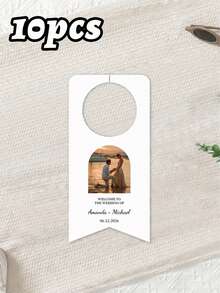10pcs/30pcs/50pcs Custom Water BOTTLE TAGS For Wedding Reception (Small Size) Personalized With Names And Event Date Tag . Will Fit Most Small Cap Bottles Water Bottle Labels Suitable For Weddings, Parties, Birthdays, Baptisms, And Other Events - Multicolor - View 29