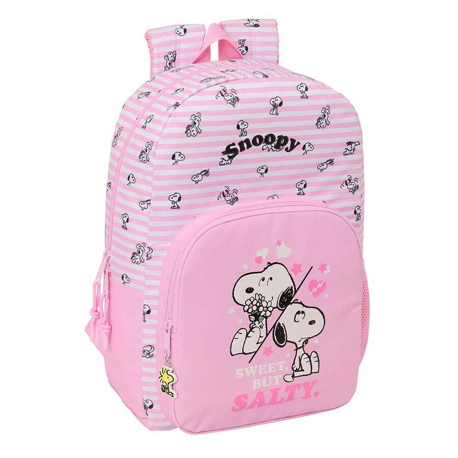 Safta SNOOPY 大型輕便進化版書包,帶可拆卸可清洗輪子,兒童返校背包,符合人體工學的加厚肩帶,大容量前置口袋和水壺袋 - 免費送貨 ✅ 西班牙大陸地區 24/48 小時送達 - 選項 8 - 查看 1