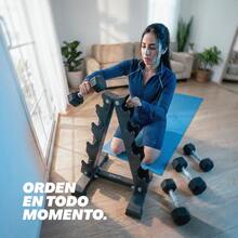 MUUK FITNESS Strength Training Dumbbell Rack - 4-level Support - View 3