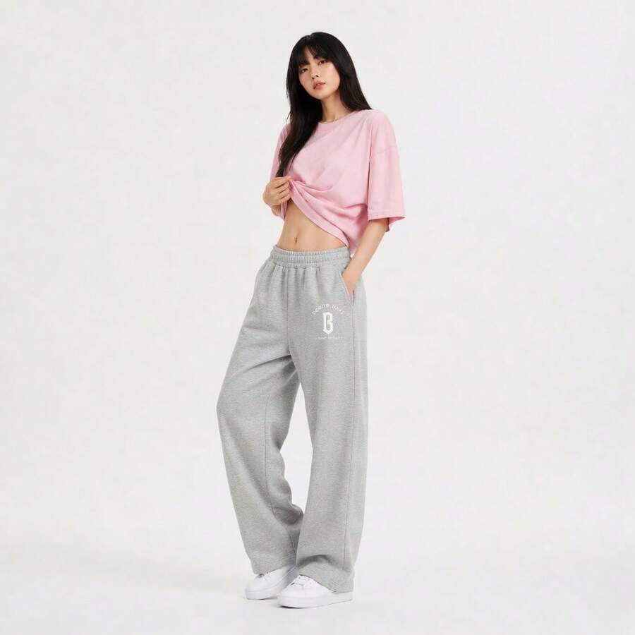 Women Pants - Light Grey - View 1