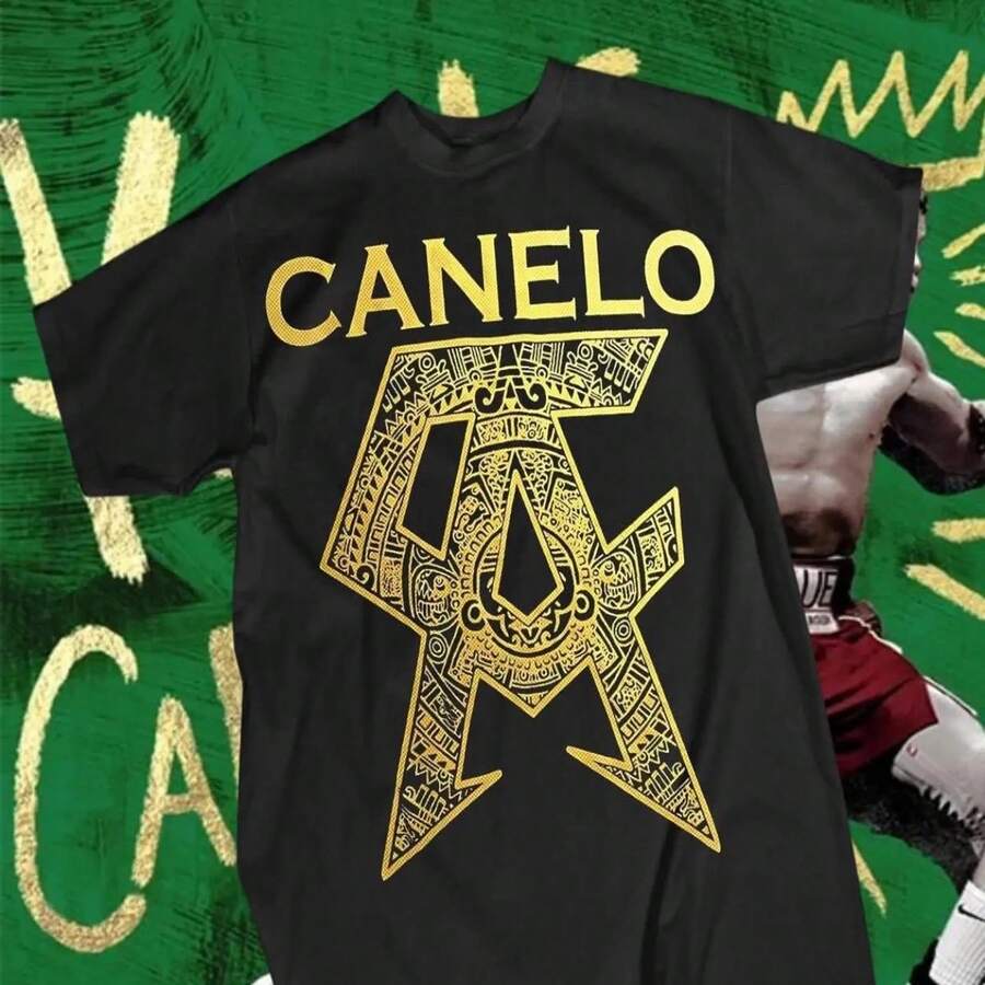 Camiseta Saúl Canelo Álvarez vs Terrance Crawford, ideal para aficionados al boxeo, tallas S-3XL 2025-3 Camiseta 100% Algodón Unisex - Playera Casual Premium de Corte Cómodo - Negro - Ver 1