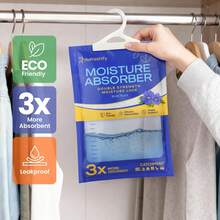 Moisture Absorbers And Humidity Absorber Bags For Closet - 10 Pack High-Efficiency Moisture Absorber And Humidity Packs For Home, Moisture Bags And Dehumidifier Bags For Car Blue Flax, 10 Pack - ColorA - View 5