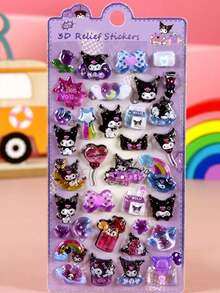 Autocollants 3D mignons, convenant pour les étuis de téléphone, les journaux intimes, les cahiers, les dossiers et divers autres articles. Utilisation polyvalente, parfait pour un usage quotidien et comme petits cadeaux pour les amis et la famille. Le design coloré et adorable ajoute du charme à n'importe quel article. Cette série de produits comprend une variété de styles et de fonctions d'autocollants décoratifs créatifs, convenant pour les loisirs créatifs, la décoration quotidienne et les occasions de cadeaux de vacances. - Multicolore - Voir 2