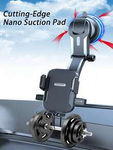 Giá đỡ điện thoại trên ô tô bằng cốc hút chịu lực cao - Giá đỡ đa năng gắn trên bảng điều khiển với đế dính chắc chắn - Giá đỡ điện thoại xoay 360° và chống trượt - Chất liệu ABS cao cấp cho khả năng giữ điện thoại ổn định khi lái xe. - A - Xem 7