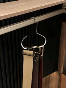 1/4/8/10/16pcs Metal Storage Hook Rack, Includes Belt Rack, Hat Rack, Bra Rack, Tie Rack, Scarf Rack, Suitable For Dorm Closet, Home, Hotel, Portable Travel Hook 1/4/5/8/10/16pcs - Multicolor - View 5